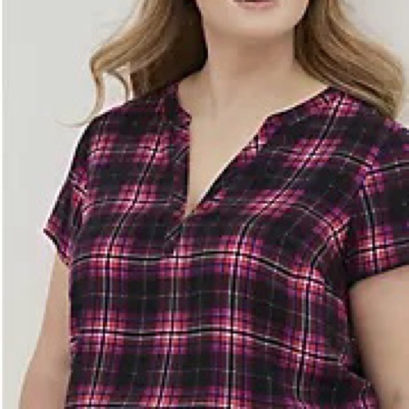 TORRID | Split Front Blouse - Picture 1 of 3